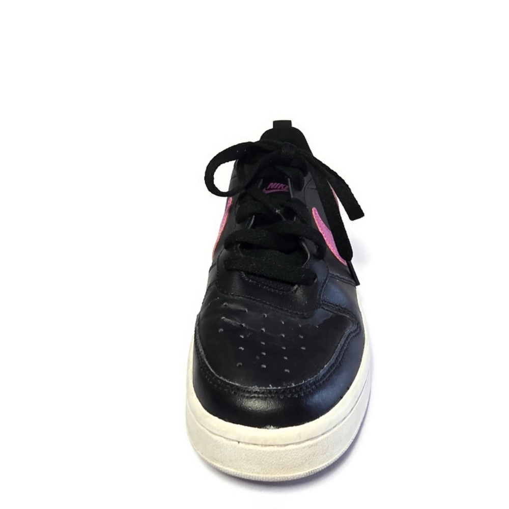 Nike Court Borough 2 Low Black Pink Youth Sz 7Y BQ5448-003 - Picture 14 of 16